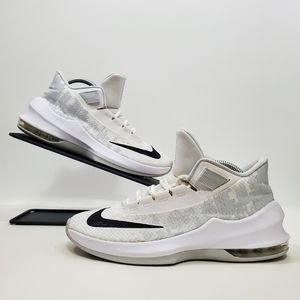 Nike Air Max Infuriate 2 Mid White Shoes Womens Size 9 AA7066-100